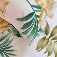 3 件套活性印花柔软面料床上用品套装，含枕套，加厚芦荟柔软面料床单套装，家用床上用品套装（无填充） - 靈感 - 查看 6