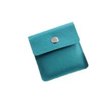 1 Cendrier de poche portable, Sac à cendrier de poche mode de CP, Sac porte-cendrier en PU, Étui à cendrier pour boissons, Accessoires pour fumeurs pour l'extérieur, Porte-monnaie pour cendrier