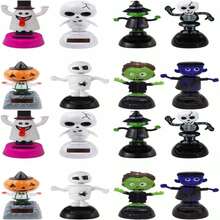 Car Dashboard, Bobble Head Decoration, Halloween Solar Dancing Figures, Solar Powered Dancing Figurines Ornament, Dancing Car Table Home Decor(10) - 10 - View 2