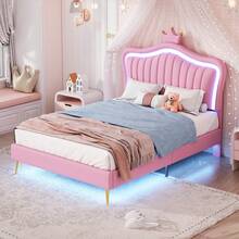 Kids Bed Frames, Headboards & Footboards - Pink - View 2