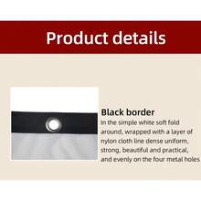 GAINVANE 便携式简易软投影仪幕布高清家用户外投影仪幕布60/72/84/100/120/150英寸可折叠投影布背投皮影戏