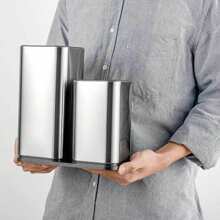 Messerhalter, Silberner 2-in-1-Messerblock, Messerhalter, Edelstahl-Messerhalter