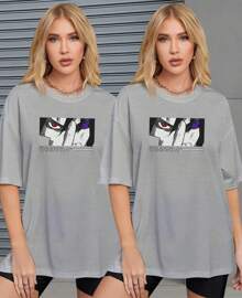 Kit 2 Camisetas Narutoo Sasuke Uchiha Susanoo Itachi Mangekyou Sharingan Rinnegan Camisa 100% Algodão Unissex Blusa