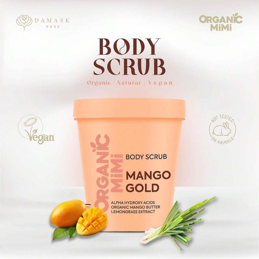 ORGANIC MIMI, EXFOLIANTE CORPORAL MANGO ORO, 250 G - Multicolor - Ver 1