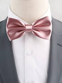 1 pezzo Fiocco regolabile di colore unito, Fiocco da uomo, adatto per feste e casual, pre-annodato, adatto per tutte le stagioni e matrimoni