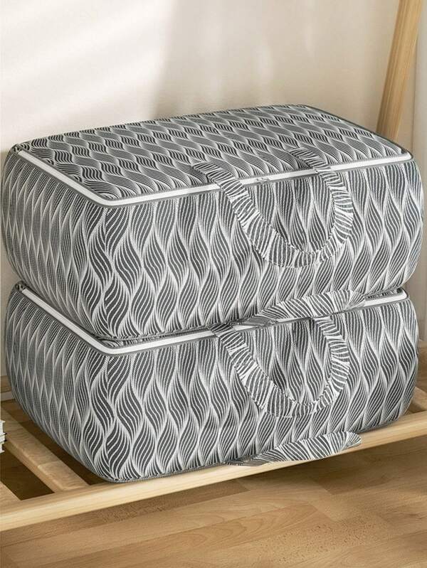 Leaf-Shaped Packing Bag, Oversized Clothing Storage Bag, Waterproof Dustproof Garment Luggage Organizer Bag, Large Capacity Wardrobe Off-Season Clothing, Quilt Storage Bag