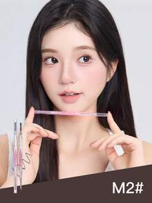FLORTTE 旋轉式雙頭精準眉筆 - M2 Gray Brown - 查看 1