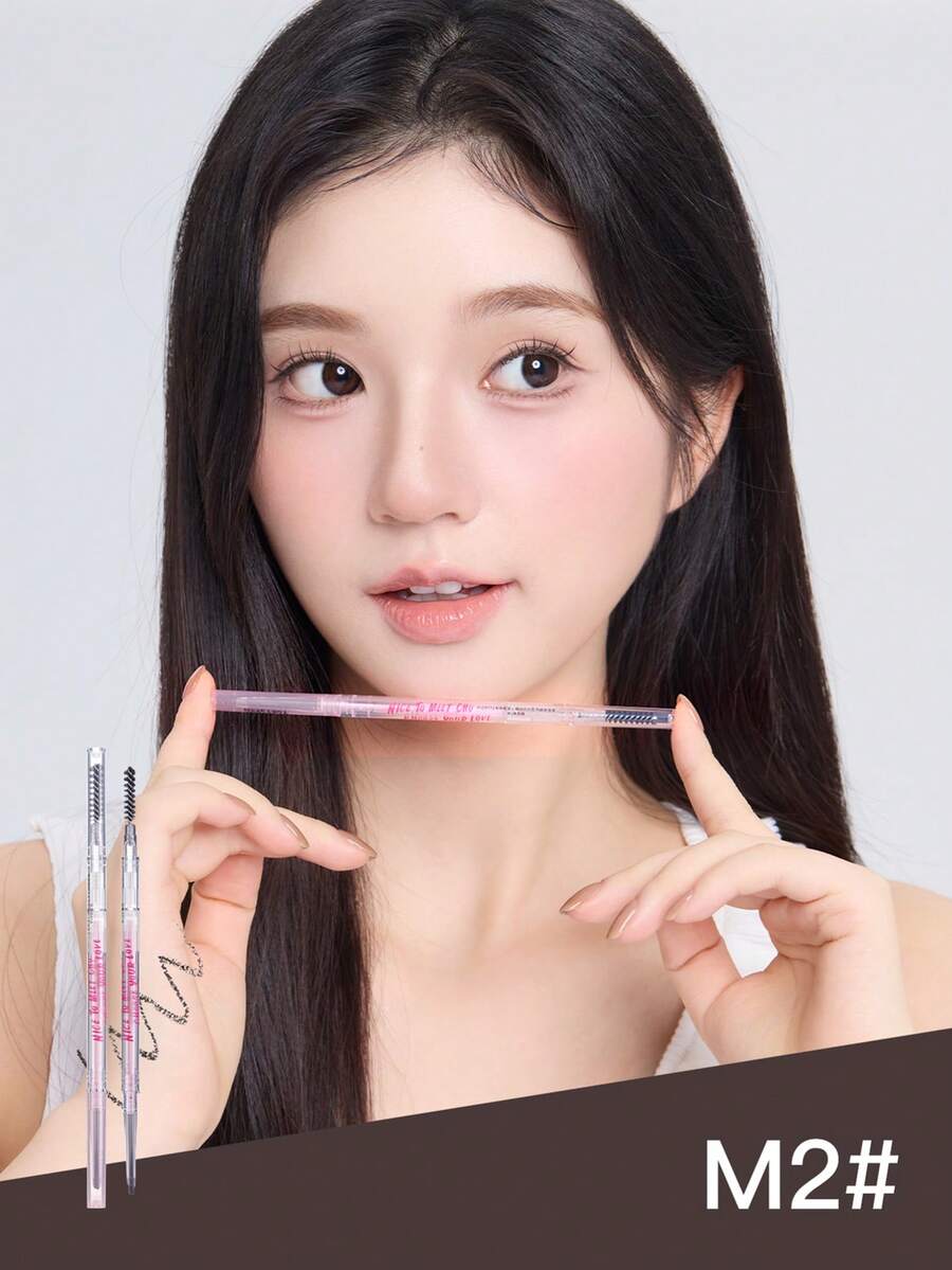 FLORTTE 旋轉式雙頭精準眉筆 - M2 Gray Brown - 查看 1