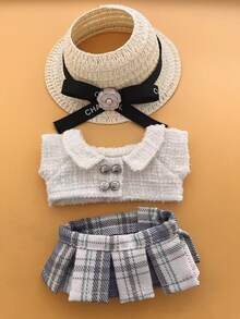 ملابس مناسبة لدمى بلوش مقاس 15/17 سم، بدلات بديلة لتماثيل لابو، الملابس فقط - دمية تلبيس الملابس - مشاهدة 4