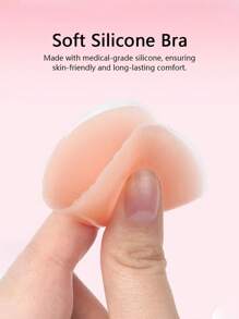 1/3/5/8/10 Pairs Matte Box Set Sable Seamless Silicone Nipple Covers -Invisible, Self-Adhesive.Anti-Convex Breast Patches For Women -Comfortable, Breathable, AndEasy To Clean Bra Accessories