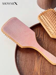 Customized Acetate Hair Comb, Handcrafted With Diamonds, Customized Logo & Name, Massaging Air Cushion Comb