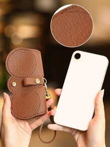 1pc Fashion Sunglasses Bag Reading Glasses Storage Case PU Leather Anti Pressure Protective Cover Carry Bag Eyeglass Clip Glasses Accessories Back To School School Bag Travel Essentials Travel Organizer For Beach Summer Vacation For Travel And Back To School Travel Accessories Holiday
