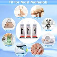 50/110ml B7000 Rhinestone Craft Adhesive, 50ml/110ml Super Glue - Strong Welding Multi-Purpose Adhesive, Used To Repair Ceramic Repair Adhesives, Porcelain, Metals, Plastics, Wood Adhesives And Wooden Furniture; Suitable For Fake Nails, Soft Nail Tip Gels, DIY Hand-Adhesive Jewelry And Fabric Mobile Phone Repair, Crystal Gems School Supplies,Back To School