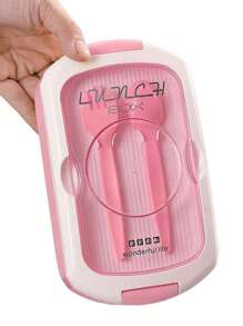 2 Pieces/Set Large Capacity Lunch Box And Water Cup Set, Portable Insulated Lunch Box, Grid Design, Equipped With Sauce Box, PP Material, Very Suitable For Commuting To Work, Students Carrying Lunch, Suitable For Microwave Ovens, Dishwashers, Back To School Gifts, Etc