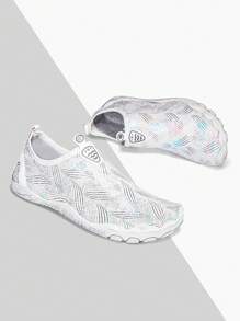 Novos sapatos aquáticos para casal, para praia e caminhadas na montanha, cor neon, parte superior