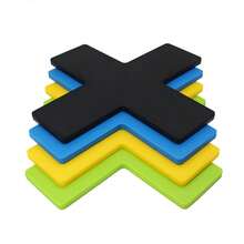 Silicone Heat-Resistant Pot Mat, Thickened Cross-Design Anti-Scald Pot Holder, Heat-Insulating Table Placemat - Multicolor - View 5