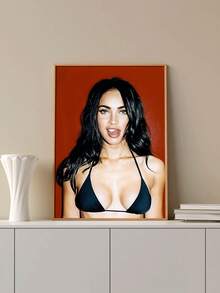 1PC Pop Wall Arts Megan Fox Jennifers Body Poster Prints Posters Wall Painting Wall Decor For Living Room, Bedroom, Home Office - Perfect Gift Idea - Multicolor - View 3