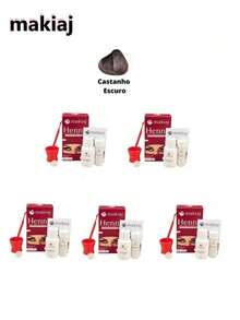 Kit 5 Hennas Sobrancelha Makiaj