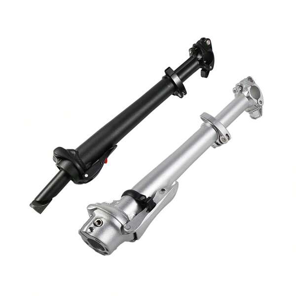 CNC مقبض دراجة قابل للطي إما بتقنية CNC أو دراجة دهون 412 SP8 SAVA - مقبض قابل للتلسكوب، قطر 25.4/28.6 مم لشوكة أمامية، متوفر باللونين الفضي والأسود