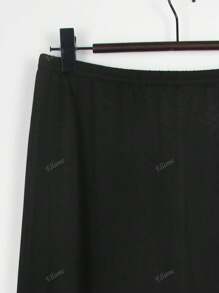 Women's Elegant Slip Skirt, Comfortable Smooth Fabric Lining, Suitable For Underskirt Under Dresses