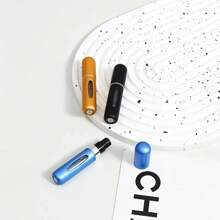 1Pc,5ml Perfume Bottle With Bottom Filling, Self-Pump Type, , Refillable Spray Bottle, Portable Cosmetic Bottle