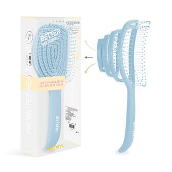1pc Spiral Detangling Hair Brush, Women's Long Hair Massage Comb With Hollowed-Out Design For Home Use,Hair Brush,Comb,Hair Tools,Hair Products And Accessories For Barber Salon Beauty Travel Essentials