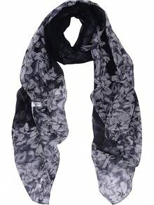 2025PANTONIGHT Long Chiffon Sheer Scarf For Womens - Col 757 - View 1