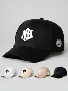 1 件刺绣纽约豹纹棒球帽，可调节户外防晒休闲帽，适合春季、秋季、旅行、海滩，男女皆宜，Y2K 风格