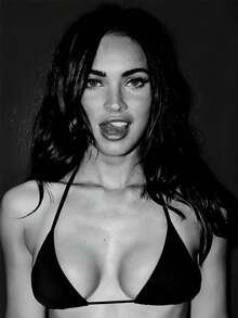 1PC Pop Wall Arts Megan Fox Jennifers Body Poster Prints Posters Wall Painting Wall Decor For Living Room, Bedroom, Home Office - Perfect Gift Idea - Multicolor - View 6