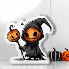1 Pc Acrylic Halloween Home Decoration Ornaments Desktop Pumpkin Decoration Ornaments Celebrating Halloween Gifts Happy Halloween