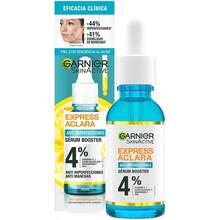 Garnie r Express Aclara Sérum Anti-imperfecciones con Ácido Salicílico y Vitamina C, 30ml. Ideal para pielcontendencia al acné y piel sensible, -44% imperfecciones y eficacia antimanchas. - azul real - Ver 1