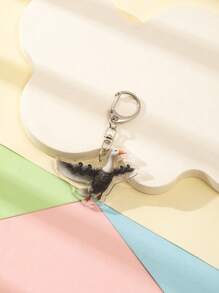 1 Pc Acrylic Strange Italian Silly Animal Shan Hai Jing TungTungTungTung Sahur/Tralalero Tralala/Lirili Larlla/Bombardiro Ctocodilo/Boneca Ambalam//Brr Brr Patapim Character Style Theme Keychain Pendant Backpack Ornament/Bag Accessories/School Bag Accessories/Purse Pendant/Friend's Gifts
