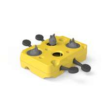 1 pieza Juguete interactivo de rompecabezas para mascotas, juego de entrenamiento de habilidades de alimentación lenta y forrajeo, tazón lento para ocultar alimentos, juguete interactivo de gato tipo "Golpea el Topo"