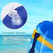 1pc Inflatable Surfboard, Portable Bodyboard For Adult Practice Surfing, Convenient To Carry For Water Sports - Multicolor - View 6