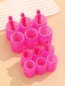 2 Size Hair Rollers For Women, 12 Pcs Rollers Hair Curlers For Long Medium Short Hair, Large Medium Small Self Grip Hair Rollers With Rollers 12pcs Clips, Hair Styling, Hair Stuff, Curly Hair Products ,Hair Accessories, Hair Styling Kit, Hair Tool Kit, Hairstyling Set ,Hair Accessories ,Hair Styling Tools