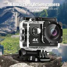 1pc 1080P HD Action Camera With Fisheye Lens, 140° Wide Angle, 2.0inch LCD Display, Digital Image Stabilization, Auto Exposure, Rechargeable Battery/USB Power, SD Card Slot, MP4 File Format For Outdoor Sports Recording - 黑色 - 查看 1