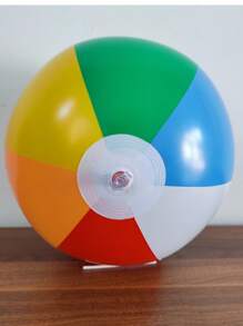 1 pièce/5 pièces/10 pièces Ballon de soccer/plage gonflable, ballon de soccer léger pour l'extérieur, ballon de décoration pour fête de plage