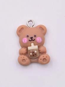 20 zestawów upominków na baby shower dla gości, breloki z misiami, podziękowania, etykiety Kraft, woreczki organzowe, upominki na przyjęcie w kształcie misiów, prezenty urodzinowe, chrzest, powrót do szkoły, przybory szkolne dla dziewcząt/chłopców, plecak, artykuły szkolne