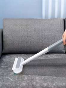 1pc Long Handle Pet Hair Remover Brush: Durable Nylon Material, Suitable For Dogs - Great For Grooming And Cleaning