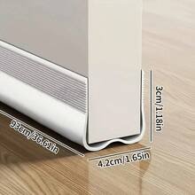 Multi-Color Optional New Seal Strip For Door Bottom, Sound Insulation Door Caulk, Self-Adhesive Anti-Mosquito Anti-Bug Noise Blocking Strip, Double-Sided Adhesive Tape