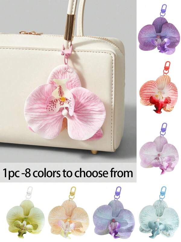 1 Stück Kawaii Bohemien Stil Tropische Blume Urlaubs Strandtasche Schlüsselanhänger, süßer Taschenschmuck für Teenager Mädchen, Studenten & Kawaii-Liebhaber - ästhetisches Accessoire für Rucksack, Tasche, Telefon, Geschenktüte & täglichen Schulgebrauch, Telefonanhänger Schlüsselanhänger, elegantes Accessoire für Mädchen und Frauen, Taschenzubehör, Party- und Urlaubsgeschenke, Auto-Schlüsselanhänger, Geschenke für weibliche College-Lehrer, neuartige Geschenke für Familie und Freunde