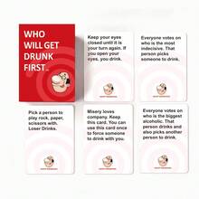 SMILE TALK 1 张趣味派对游戏卡 - 成人饮酒挑战卡，带有搞笑挑战，适合朋友的互动团体游戏，情人节/万圣节/圣诞节的完美礼物，89 张卡片，适合史诗游戏之夜