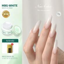 30g Builder Gel Milky Smooth UV Nail Gel For Extension Long Lasting Hard Gel Nail Strengthen Nail Art Design For DIY