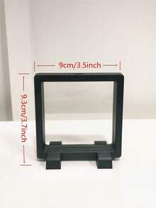 1set Multi-Color 3D Levitation Commemorative Coin Jewelry Display Stand, Collectible Figure Stand, Storage Box - Black - View 20