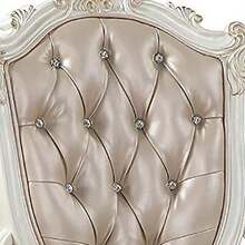 Rose Gold And Pearl White Tufted Arm Chair (Set Of 2)-2107 - Multicolor - View 4
