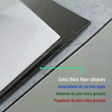 15pcs/30pcs Marble Matte Self-Adhesive Vinyl Flooring & Wall Stickers, Thick, Wear-Resistant, Easy Installation DIY Home Decor For Living Room, Kitchen, Bedroom, Office, Bathroom - Multicolor - View 9