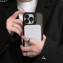 Mida Style Kit estuche compatible con iPhone: acabado mate con soporte, lentes para cámara, tecnología magnética y uso rudo; protección extra contra caídas, facilidad de uso, ideal para usuarios exigentes y aventureros. - Negro - Ver 5
