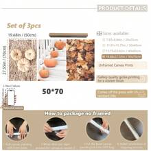 1/3 piezas, Cuadro colgante de lienzo, Decoración artística enmarcada, Listo para colgar, Artes de pared, Pósteres, Arte de pared con marco, Pósteres de Acción de Gracias, Impresión de cosecha de otoño, Conjunto de fotos de calabaza, Granja de otoño, Decoración de cocina, Arte de pared de calabaza, Arte impreso de otoño, Otoño, Halloween, Decoración de Halloween, Decoración de habitación, Decoración de dormitorio, Decoración de pared del hogar, Decoración de otoño