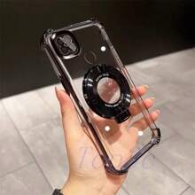 Funda de teléfono universal magnética de 4 esquinas con soporte giratorio anti-caída compatible con Apple, Redmi, Poco, Infinix