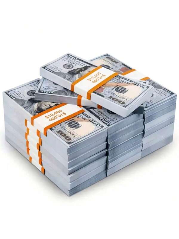100/300 Prop Banknotes, Movie Prop Banknotes, Movie Prop Banknotes, $100 Prop Banknotes, Used For Music Videos, Magicians, Prank Teaching And Parties